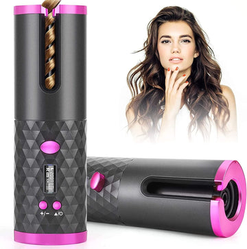 Cordless Automatic Hair Curler – USB Charging, Easy to Use & Travel-Friendly