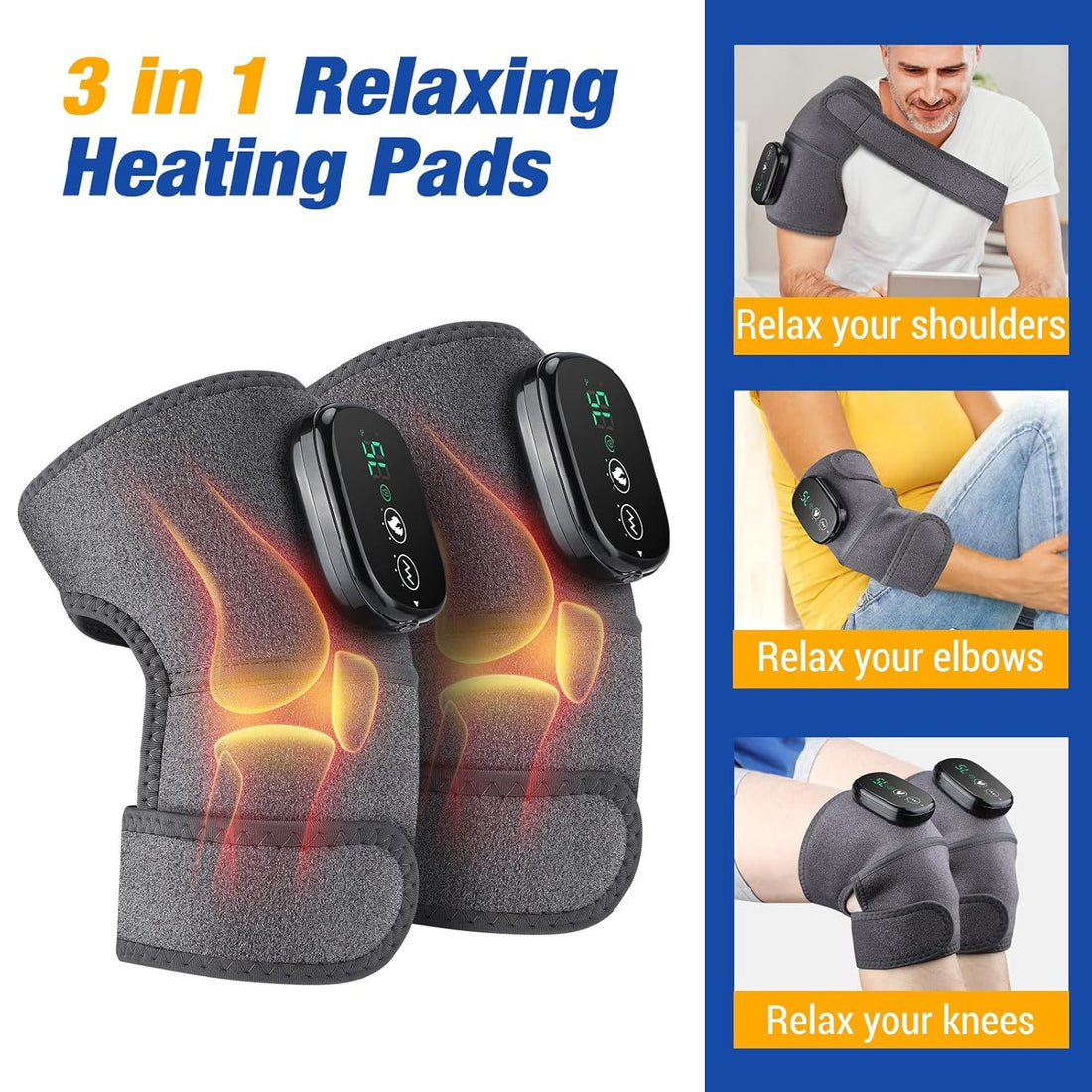 3 in 1 Heating Knee Massager